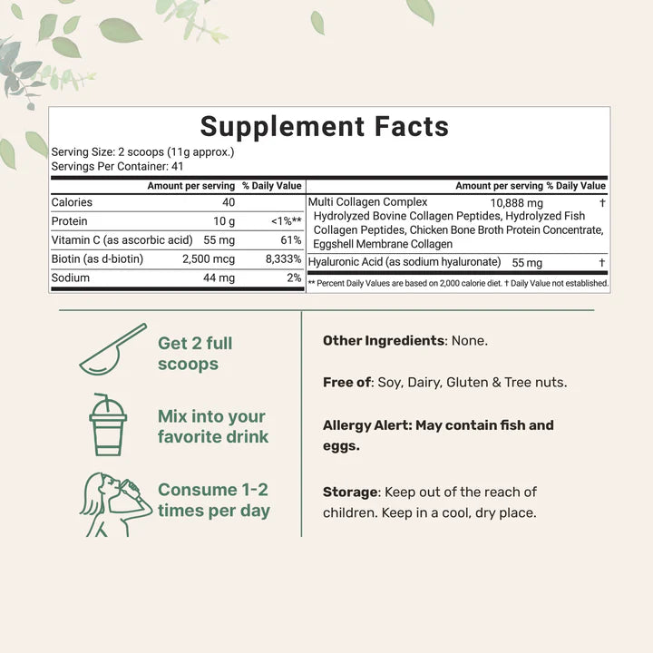 Boost collagen naturally in just 4-6 weeks no pills, no side effects.